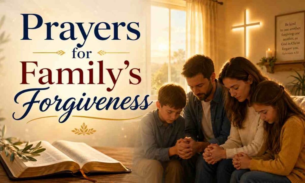 Prayers for Family's Forgiveness