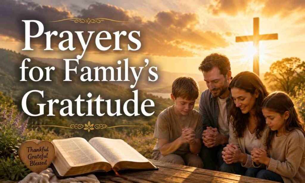 Prayers for Family's Gratitude