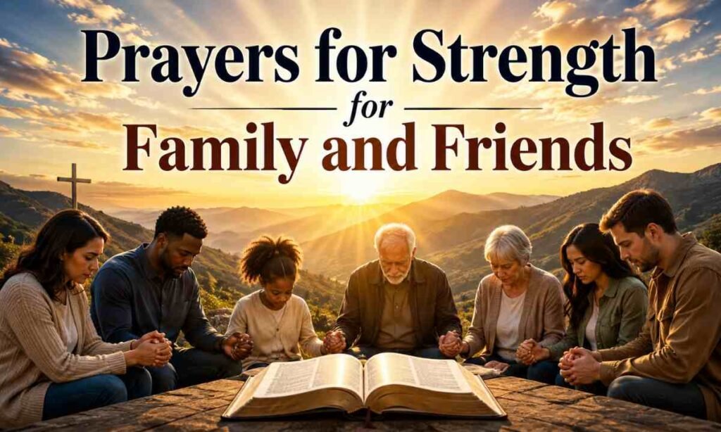 Prayers for Strength for Family and Friends