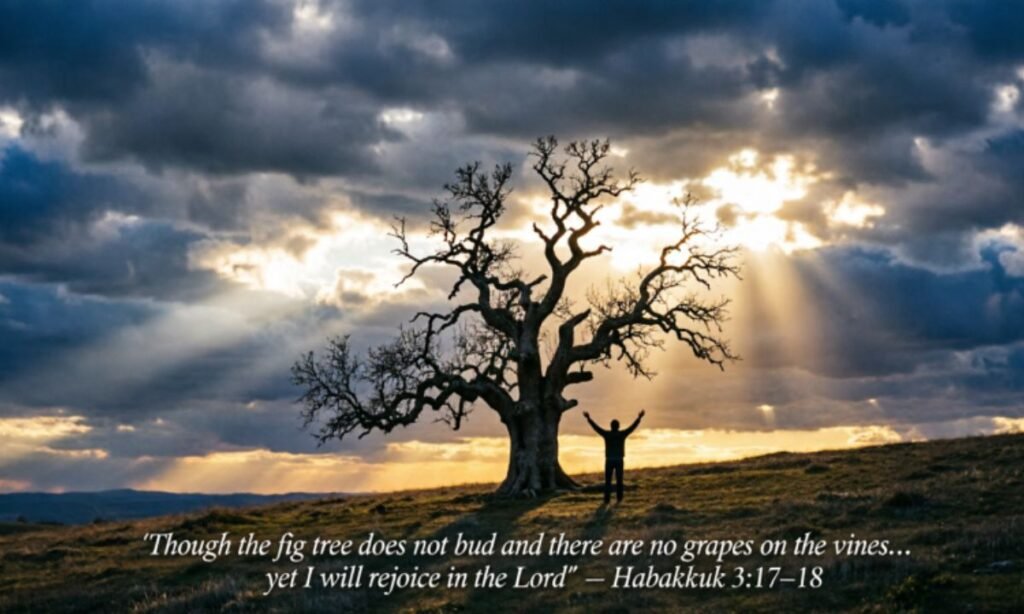 10. Habakkuk 317–18 40 Bible Verses To Remind Us That Everything Happens For A Reason