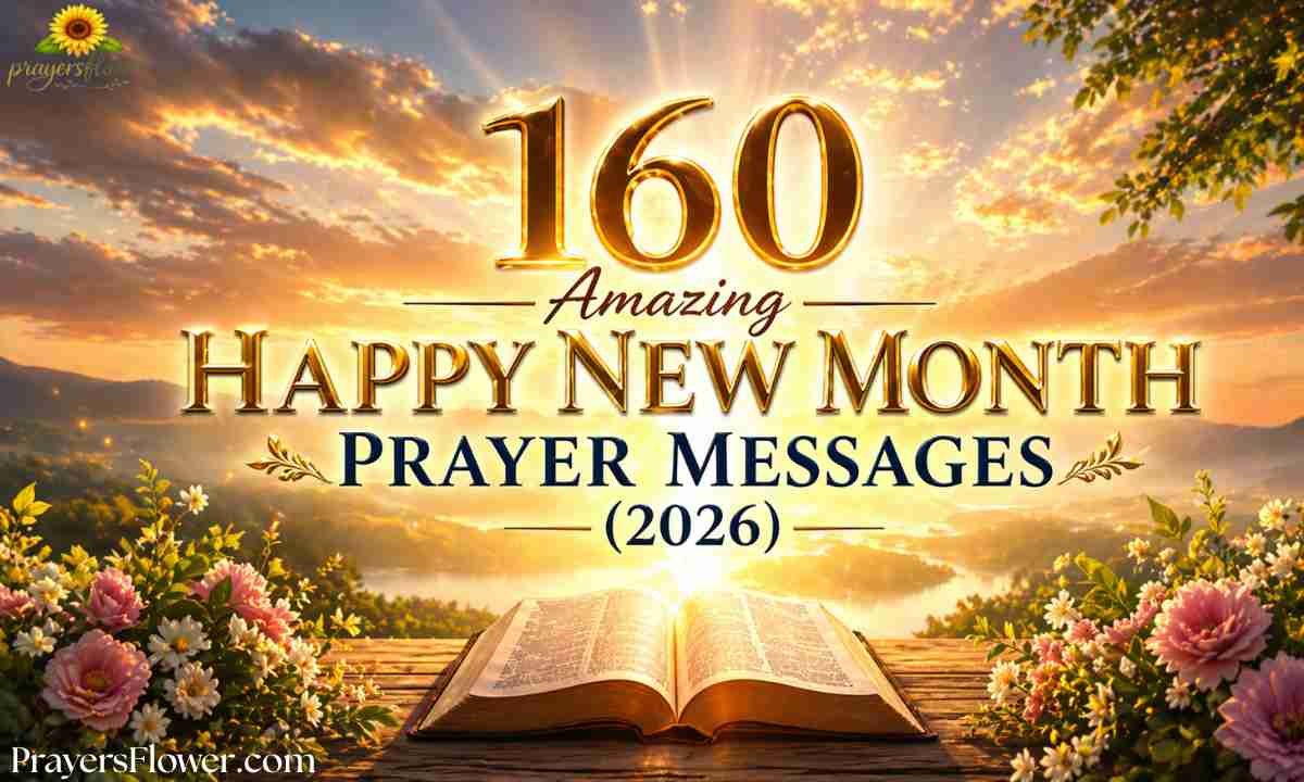 160 Amazing Happy New Month Prayer Messages (2026)
