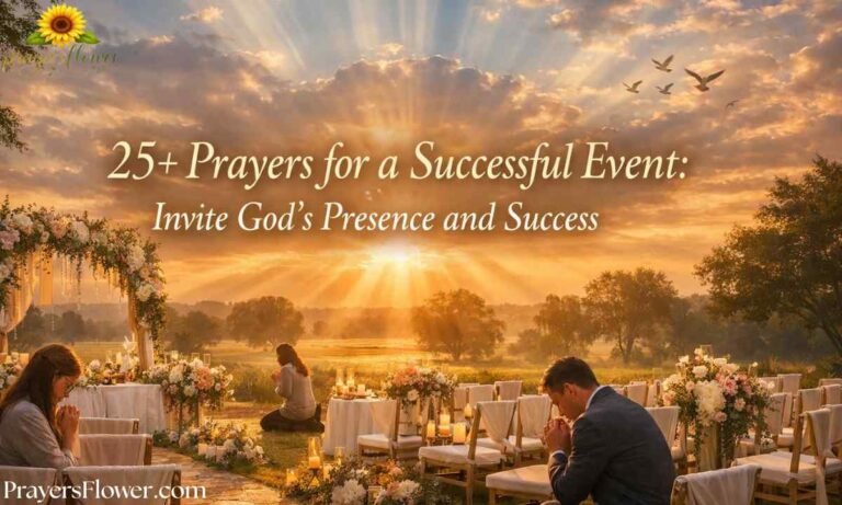 25+ Prayers for a Successful Event Invite God's Presence and Success