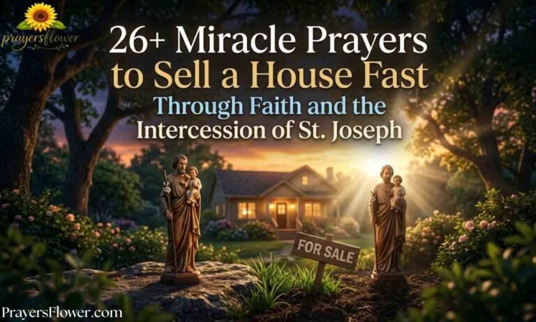 26+ Miracle Prayers to Sell a House Fast Through Faith and the Intercession of St. Joseph