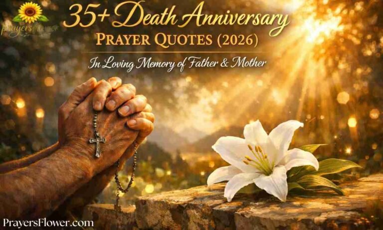 35+ Death Anniversary Prayer Quotes (2026)