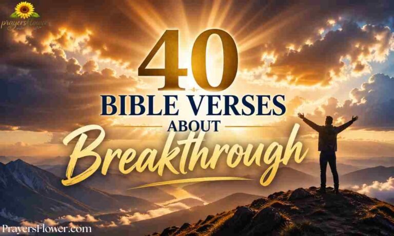 40 Bible Verses About Breakthrough