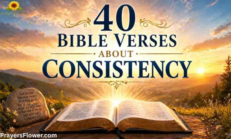 40 Bible Verses About Consistency