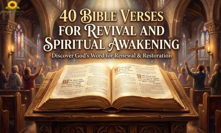 40 Bible Verses For Revival and Spiritual Awakening
