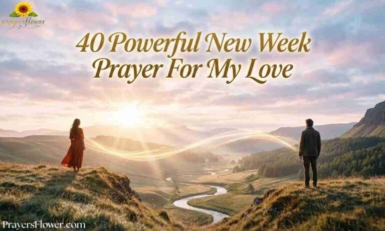 40 Powerful New Week Prayer For My Love