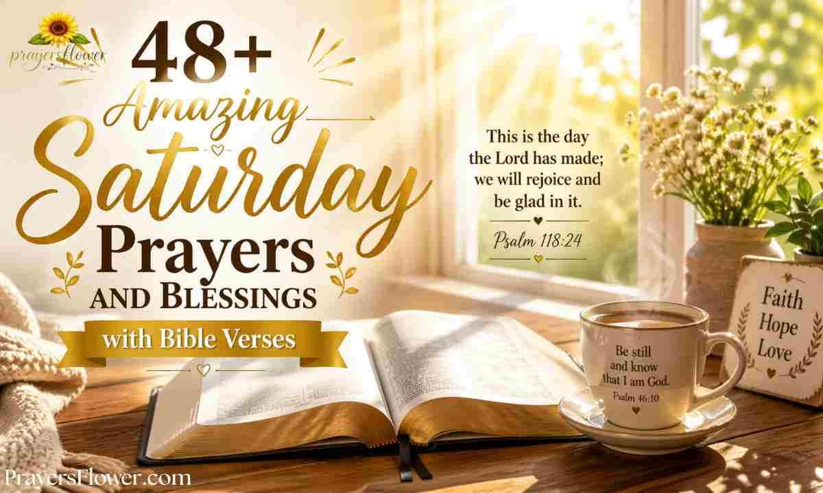 48+ Amazing Saturday Prayers and Blessings with Bible Verses
