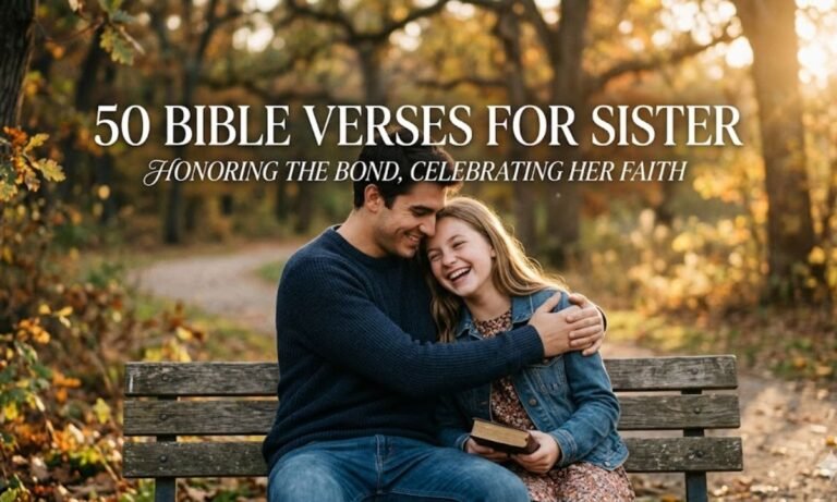 50 Bible Verses for Sister
