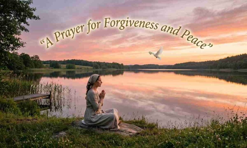 A Prayer for Forgiveness and Peace