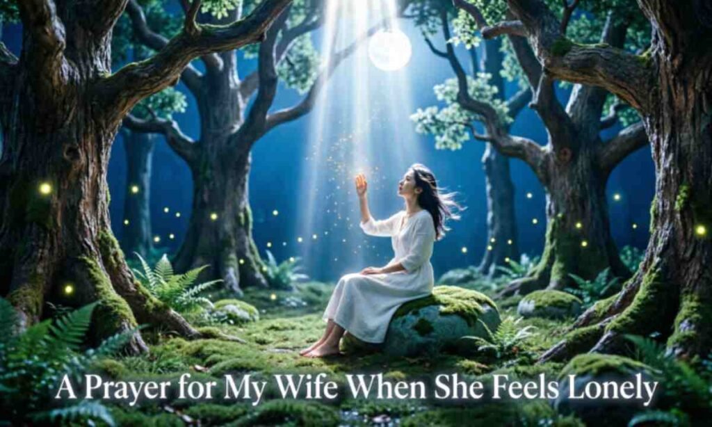 A Prayer for My Wife When She Feels Lonely