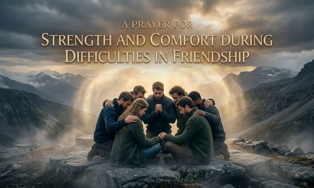 A Prayer for Strength and Comfort During Difficulties in Friendship