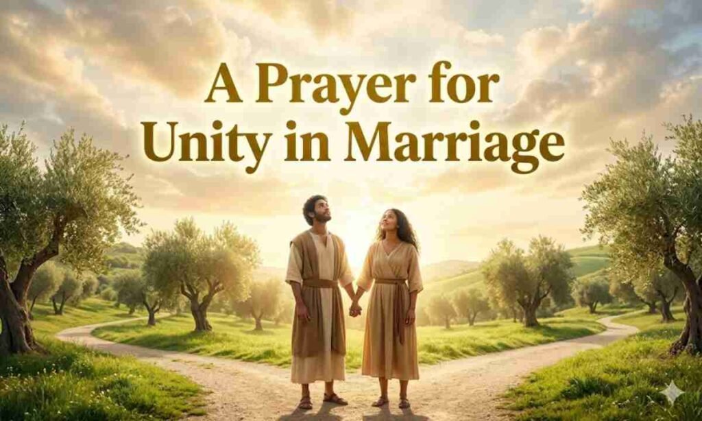 A Prayer for Unity in Marriage