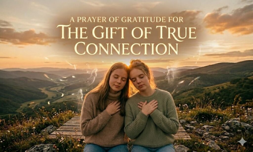 A Prayer of Gratitude for the Gift of True Connection