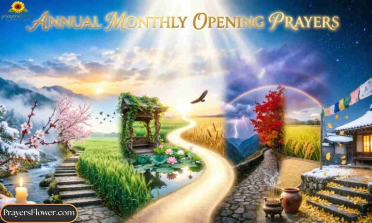 A YEAR OF MONTHLY OPENING PRAYERS