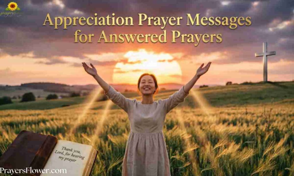 Appreciation Prayer Messages for Answered Prayers