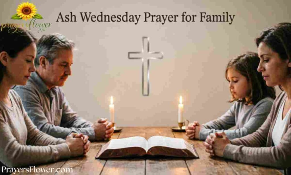 Ash Wednesday Prayer for Family