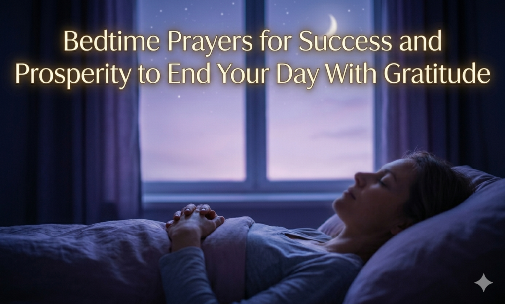 Bedtime Prayers for Success and Prosperity to End Your Day With Gratitude