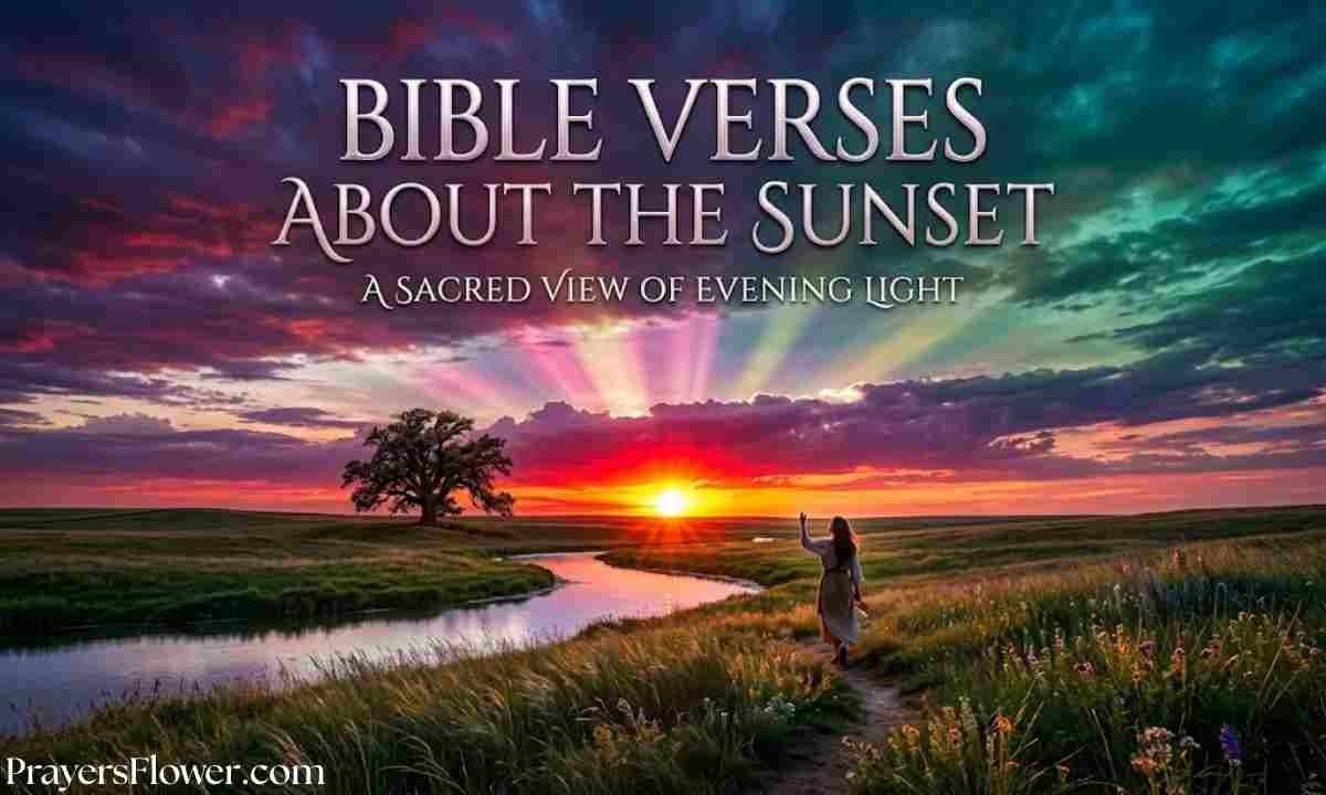 40 Bible Verses About the Sunset