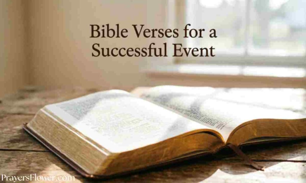 Bible Verses for a Successful Event