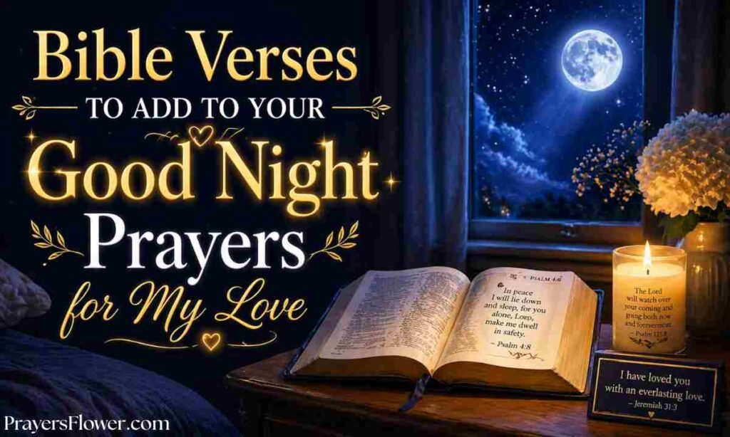 Bible Verses to Add to Your Good Night Prayers for My Love