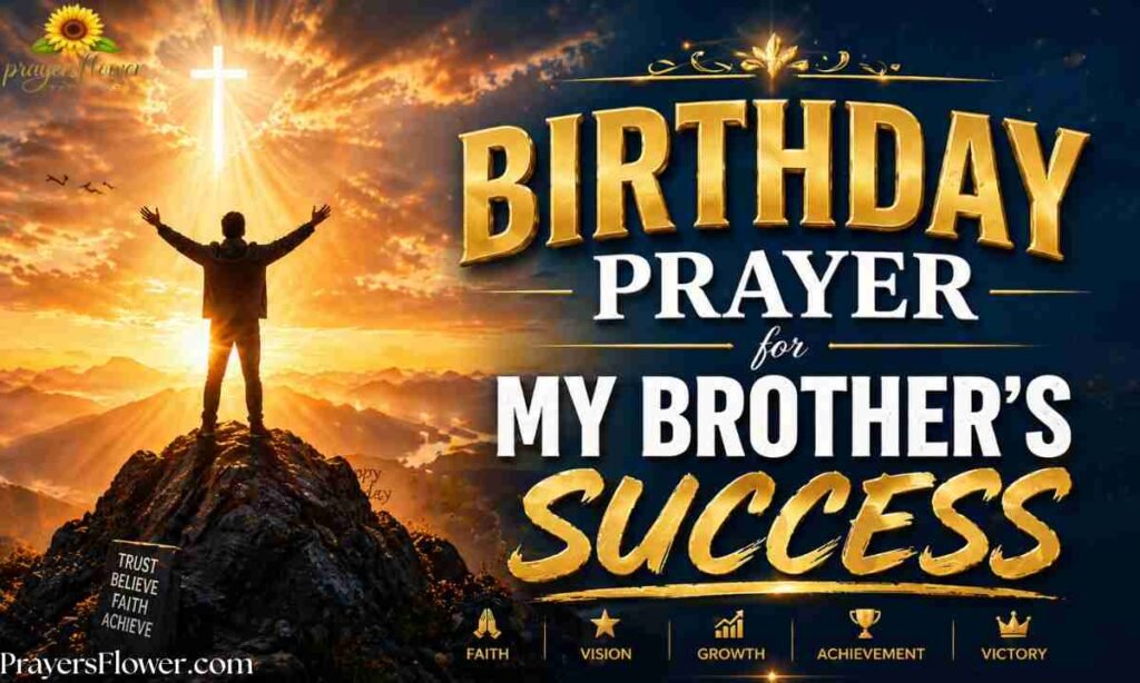 Birthday Prayer for My Brother's Success