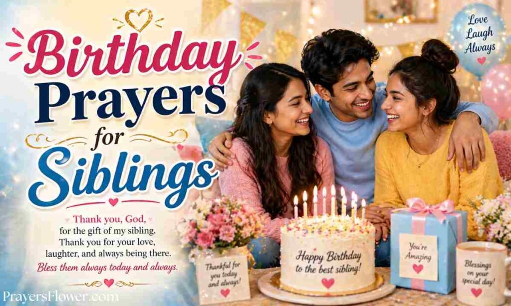Birthday Prayers for Siblings