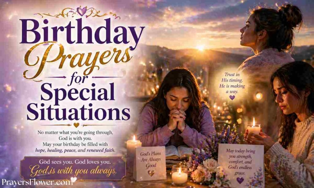 Birthday Prayers for Special Situations