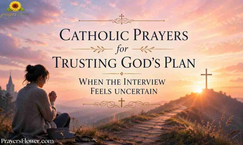 Catholic Prayers for Trusting God's Plan When the Interview Feels Uncertain