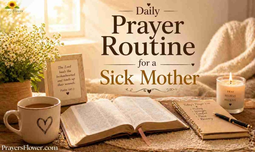 Daily Prayer Routine for a Sick Mother