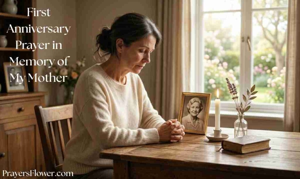First Anniversary Prayer in Memory of My Mother