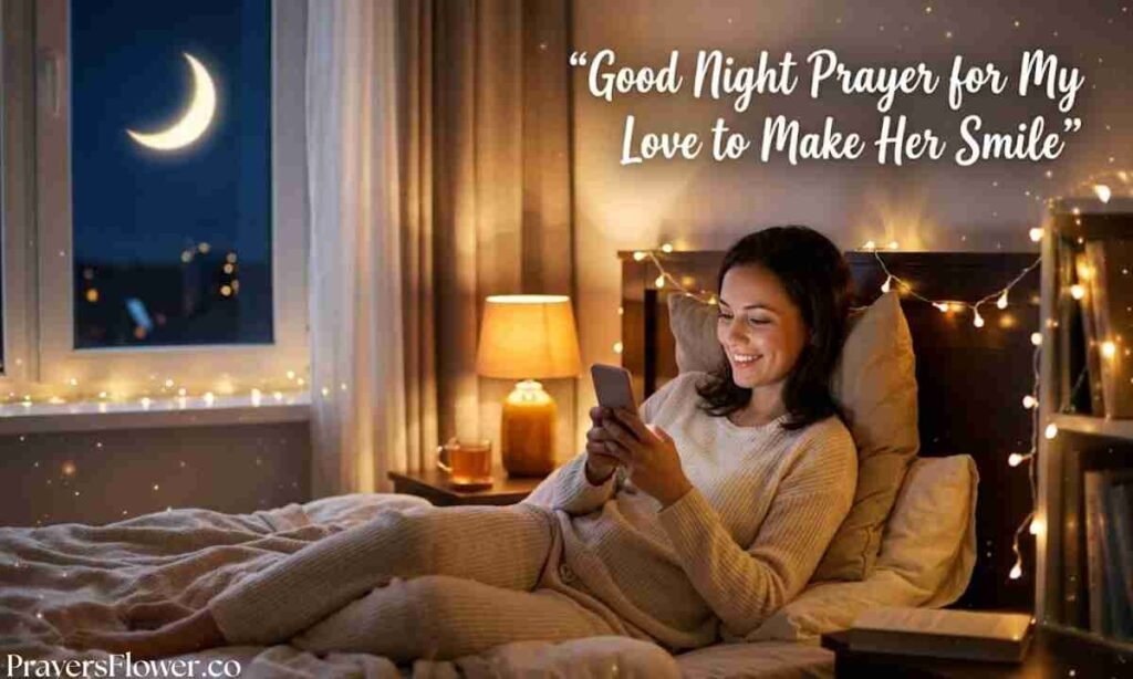 Good Night Prayer for My Love to Make Her Smile