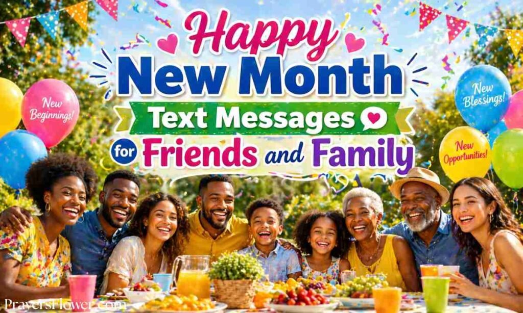 Happy New Month Text Messages for Friends and Family
