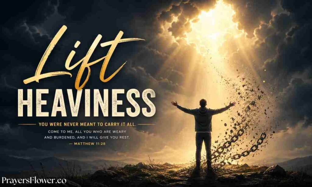 miracle prayer for money blessing Lift Heaviness