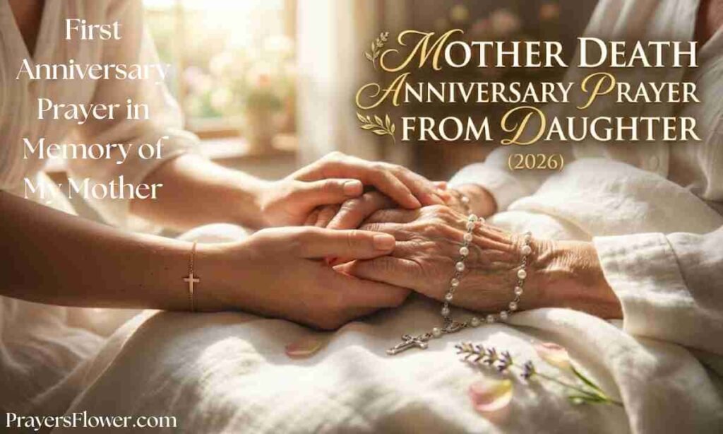Mother Death Anniversary Prayer from Daughter
