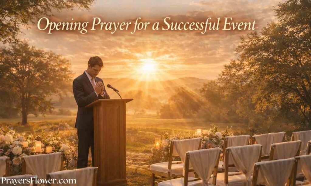 Opening Prayer for a Successful Even