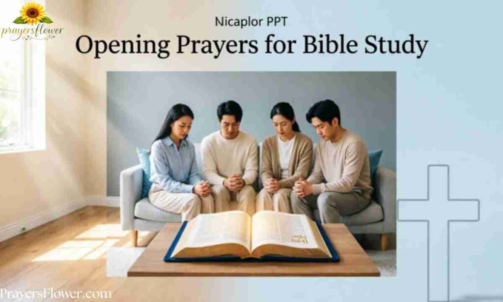 Opening Prayers for Bible Study