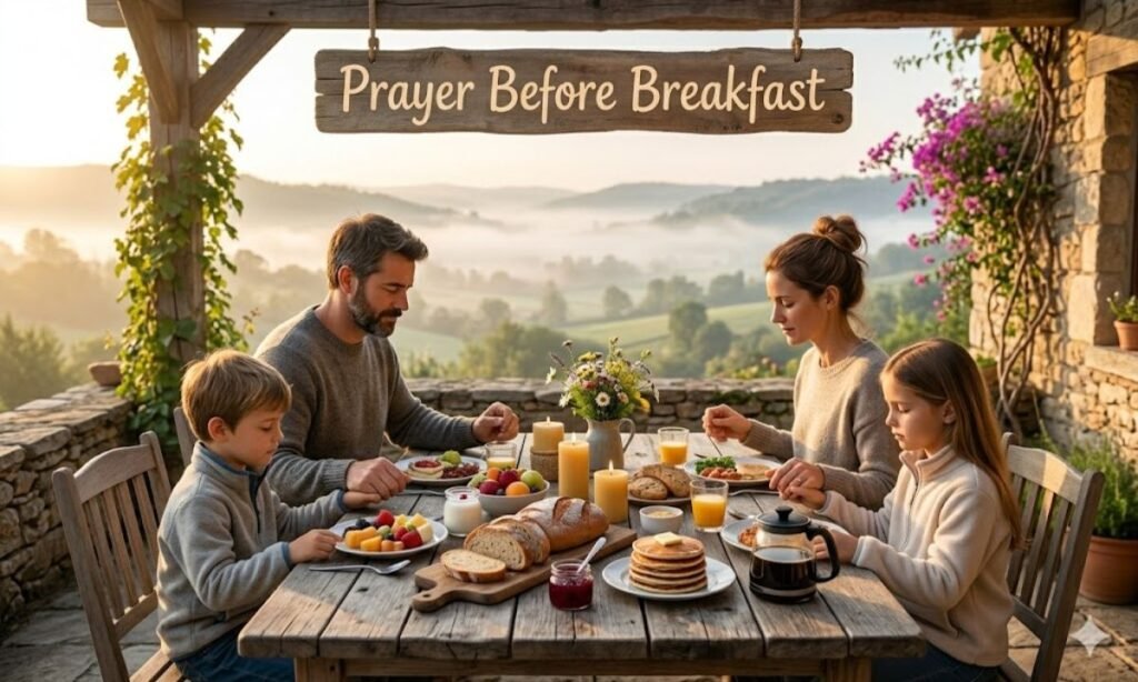 Prayer Before Breakfast  29 Short Powerful Prayers Before Meals