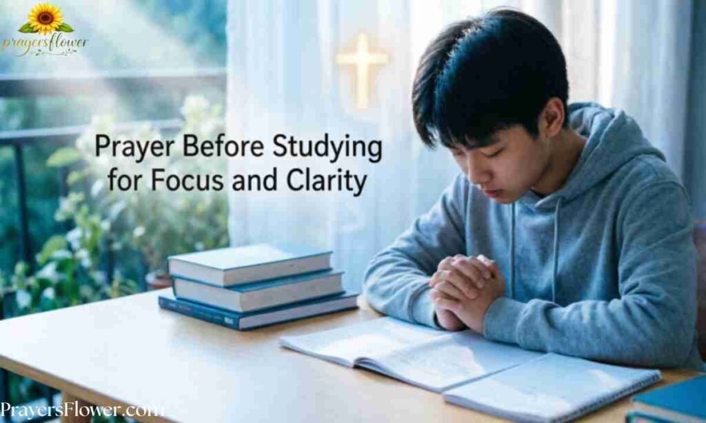 Prayer Before Studying for Focus and Clarity