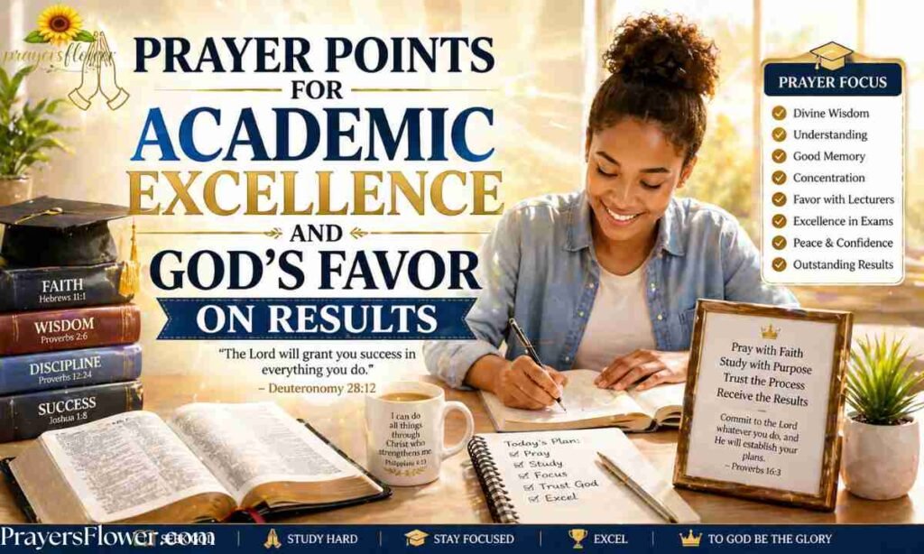 Prayer Points for Academic Excellence and God's Favor on Results