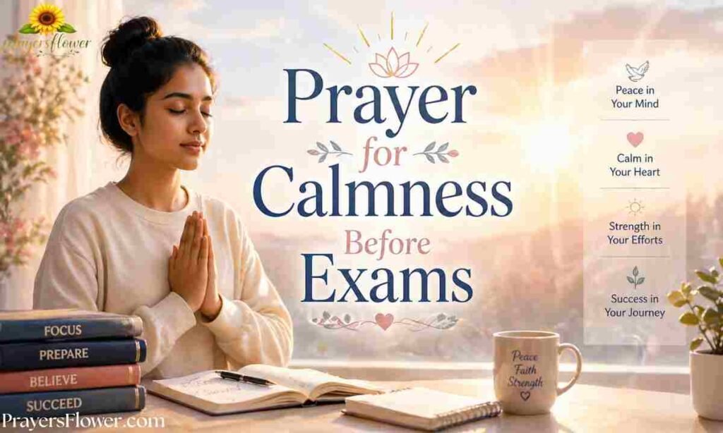Prayer for Calmness Before Exams