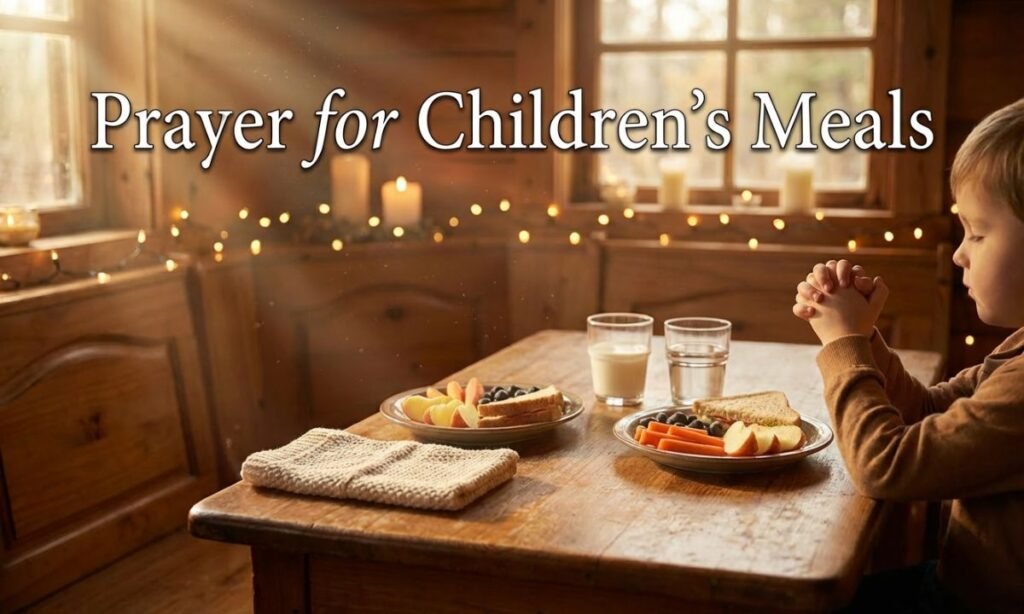 Prayer for Children's Meals 29 Short Powerful Prayers Before Meals
