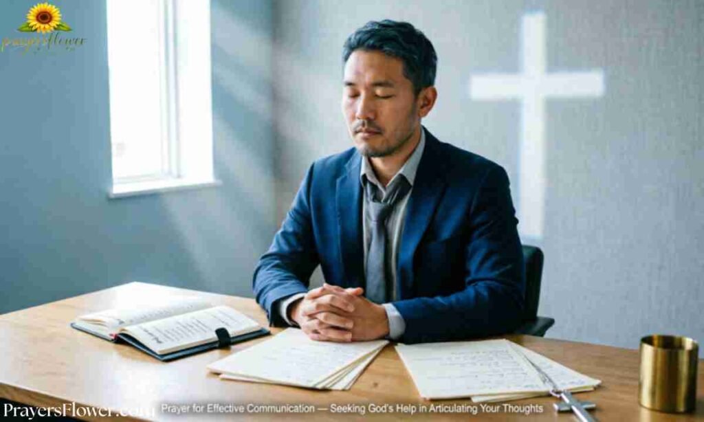 Prayer for Effective Communication — Seeking God's Help in Articulating Your Thoughts