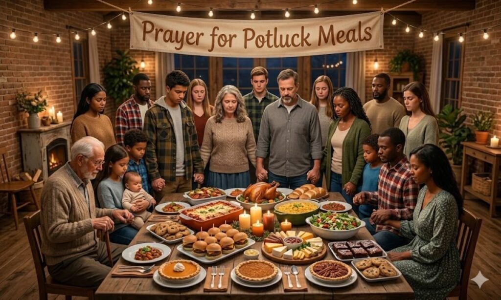 Prayer for Potluck Meals  29 Short Powerful Prayers Before Meals