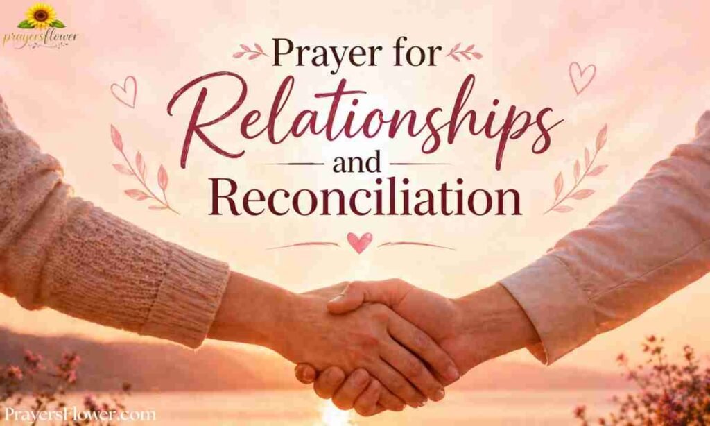 Prayer for Relationships and Reconciliation