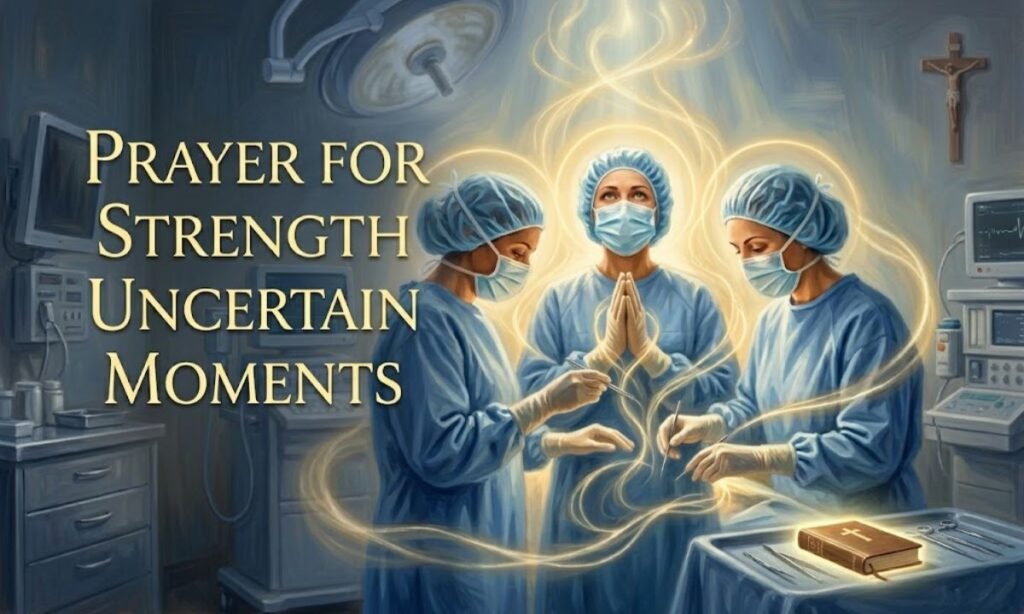 Prayer for Strength in Uncertain Moments