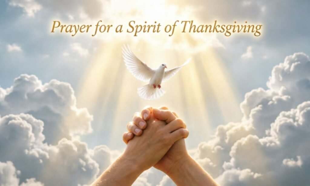Prayer for a Spirit of Thanksgiving