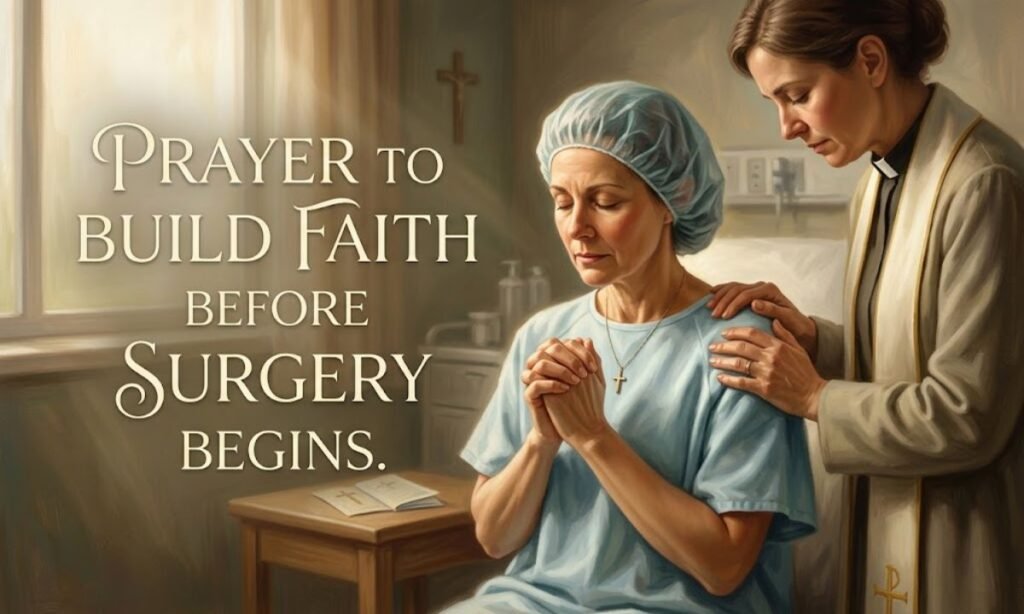 Prayer to Build Faith Before Surgery Begins