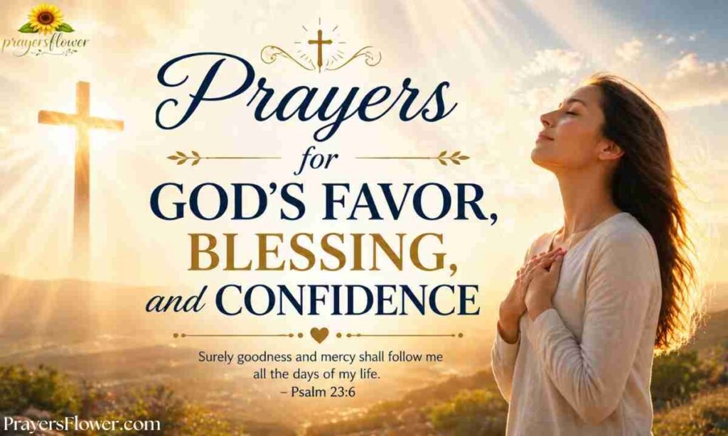 Prayers for God's Favor, Blessing, and Confidence